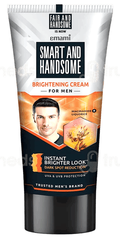Emami Smart And Handsome Brightning Cream For Men 60Gm Emami Smart And Handsome Brightning Cream For Men 60Gm