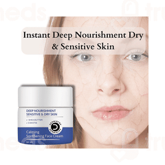 Dermistry Deep Nourishment Sensitive & Dry Skin Calming Soothening Face Cream 50ml