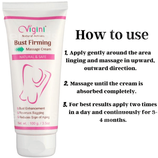 Vigini Natural Actives Bust Firming Massage Cream 100Gm