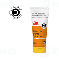 Dermistry Ultra Lite Matte Spf 50 Pa+++ Sunscreen 50ml