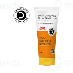 Dermistry 1% Hyaluronic Acid Hydra Nourishing Spf 50 Pa+++ Sunscreen 50Ml