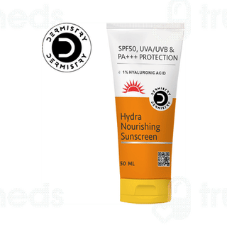 Dermistry 1% Hyaluronic Acid Hydra Nourishing Spf 50 Pa+++ Sunscreen 50Ml