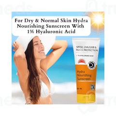 Dermistry 1% Hyaluronic Acid Hydra Nourishing Spf 50 Pa+++ Sunscreen 50Ml