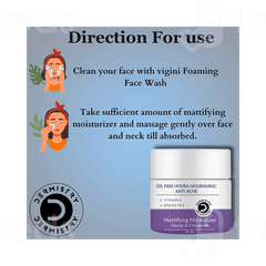 Dermistry Oil Free Hydra Nourishing Anti Acne Mattifying Moisturizer 50ml