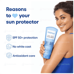 Ethisun Spf 50+ Pa++ Hybrid Sunscreen 200gm