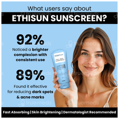 Ethisun Spf 50+ Pa++ Hybrid Sunscreen 200Gm