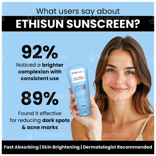Ethisun Spf 50+ Pa++ Hybrid Sunscreen 200Gm