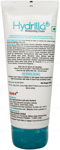 Hydrilla Moisturizing Cream 100gm