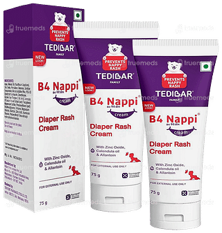 Tedibar B4 Nappi Diaper Rash Cream 75gm Pack Of 2