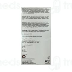 Uvnix Spf 50 Pa+++ Silicone Matte Sunscreen Cream 50gm
