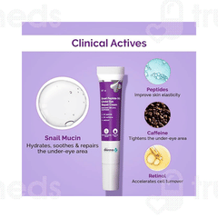 The Derma Co Snail Peptide 96 Under Eye Repair Cream 15gm
