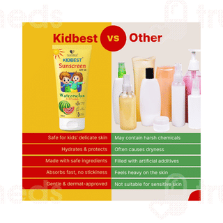 Healthbest Kidbest 3 To 13 Yrs Kids Watermelon Spf 30 Sunscreen 100ml