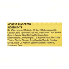 Healthbest Kidbest 3 To 13 Yrs Kids Watermelon Spf 30 Sunscreen 100ml