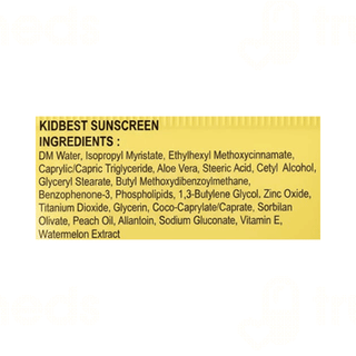 Healthbest Kidbest 3 To 13 Yrs Kids Watermelon Spf 30 Sunscreen 100ml
