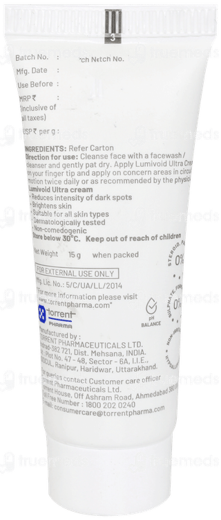 Lumivoid Ultra Cream 15Gm
