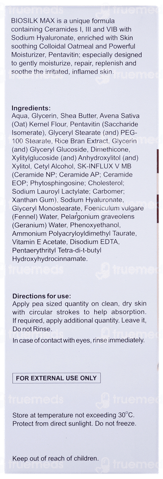 Biosilk Max Intence Moisturizing Cream 150gm