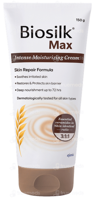 Biosilk Max Intence Moisturizing Cream 150gm