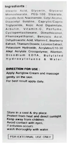 Auriglow Skin Lightening Cream 20Gm