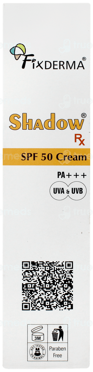 Fixderma Shadow Rx Spf 50 Pa+++ Cream 75gm