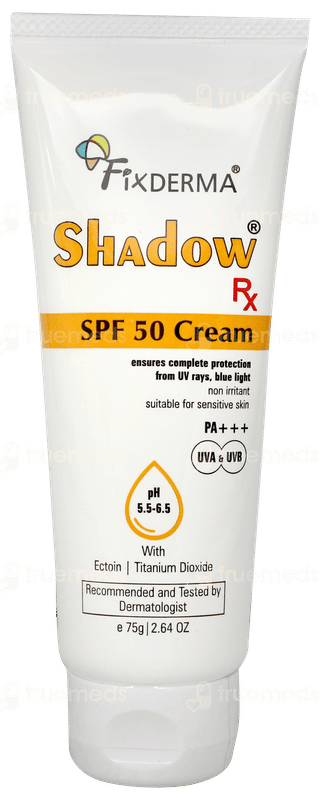 Fixderma Shadow Rx Spf 50 Pa+++ Cream 75gm