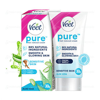 Veet Pure Sensitive Skin Body & Full Bikini Hair Removal Cream 30gm