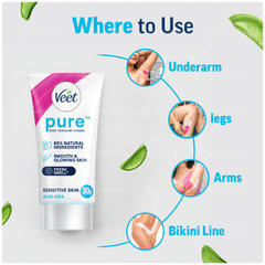 Veet Pure Sensitive Skin Body & Full Bikini Hair Removal Cream 30gm