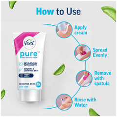 Veet Pure Sensitive Skin Body & Full Bikini Hair Removal Cream 30gm