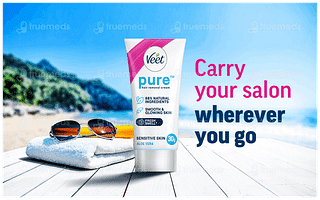 Veet Pure Sensitive Skin Body & Full Bikini Hair Removal Cream 30gm