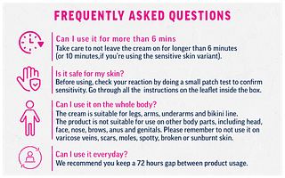 Veet Pure Sensitive Skin Body & Full Bikini Hair Removal Cream 30gm