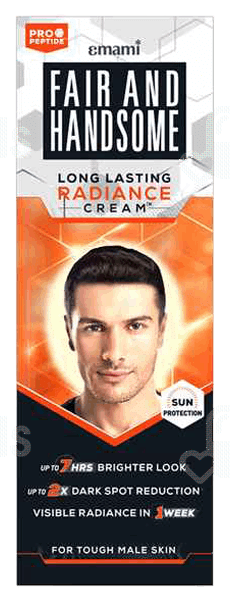 Emami Fair And Handsome Long Lasting Radiance Cream 30Gm Emami Fair And Handsome Long Lasting Radiance Cream 30Gm