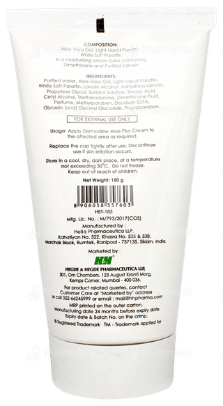 Dermadew Aloe Plus Cream 150gm