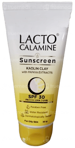 Lacto Calamine Kaolin Clay With Papaya Extracts Spf 30 Pa++++ Sunscreen 50gm Lacto Calamine Kaolin Clay With Papaya Extracts Spf 30 Pa++++ Sunscreen 50gm