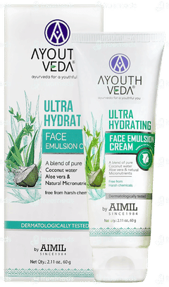 Ayouthveda Ultra Hydrating Face Emulsion Cream 60gm