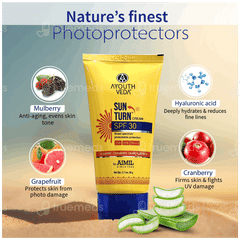 Ayouthveda Sun Turn Spf 30 Pa+++ Cream 60gm