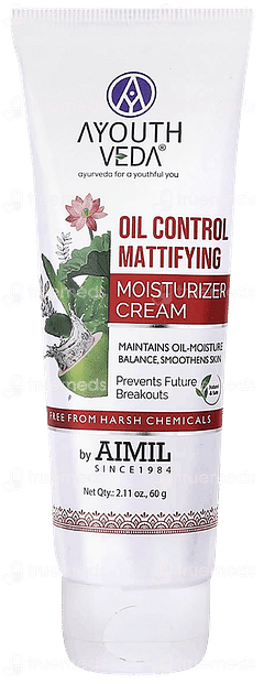 Ayouthveda Oil Control Mattifying Moisturizer Cream 60gm