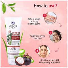 Ayouthveda Oil Control Mattifying Moisturizer Cream 60gm
