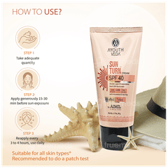 Ayouthveda Sun Turn Spf 40 Pa++++ Cream 60gm