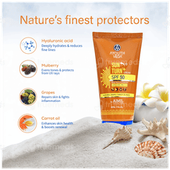 Ayouthveda Sun Turn + Spf 50 Pa++++ Cream 60gm