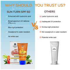 Ayouthveda Sun Turn + Spf 50 Pa++++ Cream 60gm
