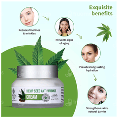 Ayouthveda Hemp Seed Anti Wrinkle Cream 50gm