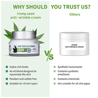 Ayouthveda Hemp Seed Anti Wrinkle Cream 50gm