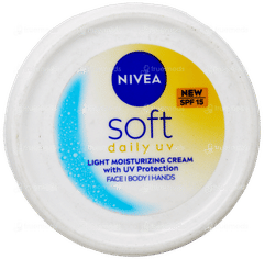 Nivea Soft Daily Uv New Spf 15 Light Moisturizing Cream 50Ml