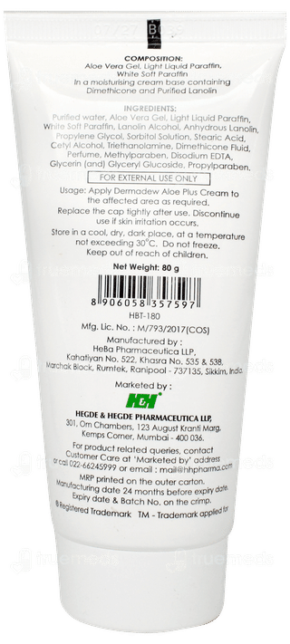 Dermadew Aloe Plus Cream 80gm