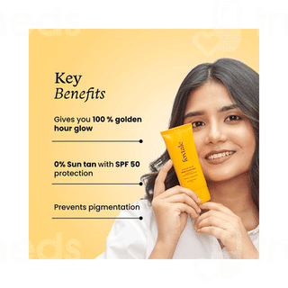 Foxtale Golden Hour Spf 50 Pa++++ Glow Sunscreen 50ml