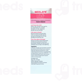 Neolayr Lite Lightening & Brightening Face Cream 40gm