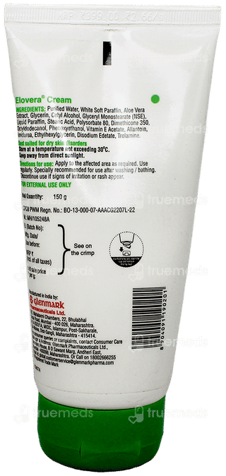 Elovera Paraben Free Cream 150Gm
