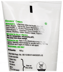 Elovera Paraben Free Cream 150Gm