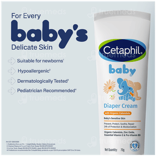 Cetaphil Baby With Organic Calendula Diaper Cream 70gm