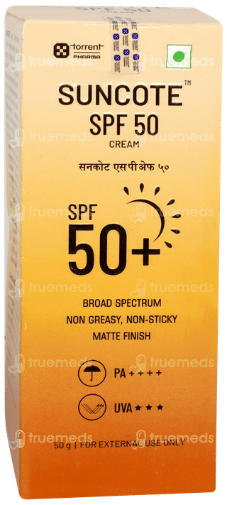 Suncote Spf 50+ Pa++++ Matte Finish Cream 50gm
