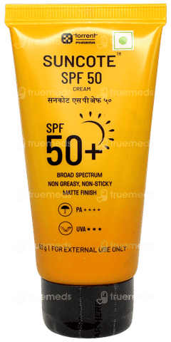 Suncote Spf 50+ Pa++++ Matte Finish Cream 50gm
